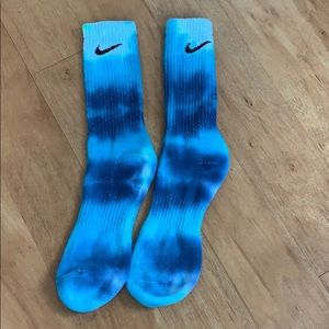 Tie dye Nike socks
